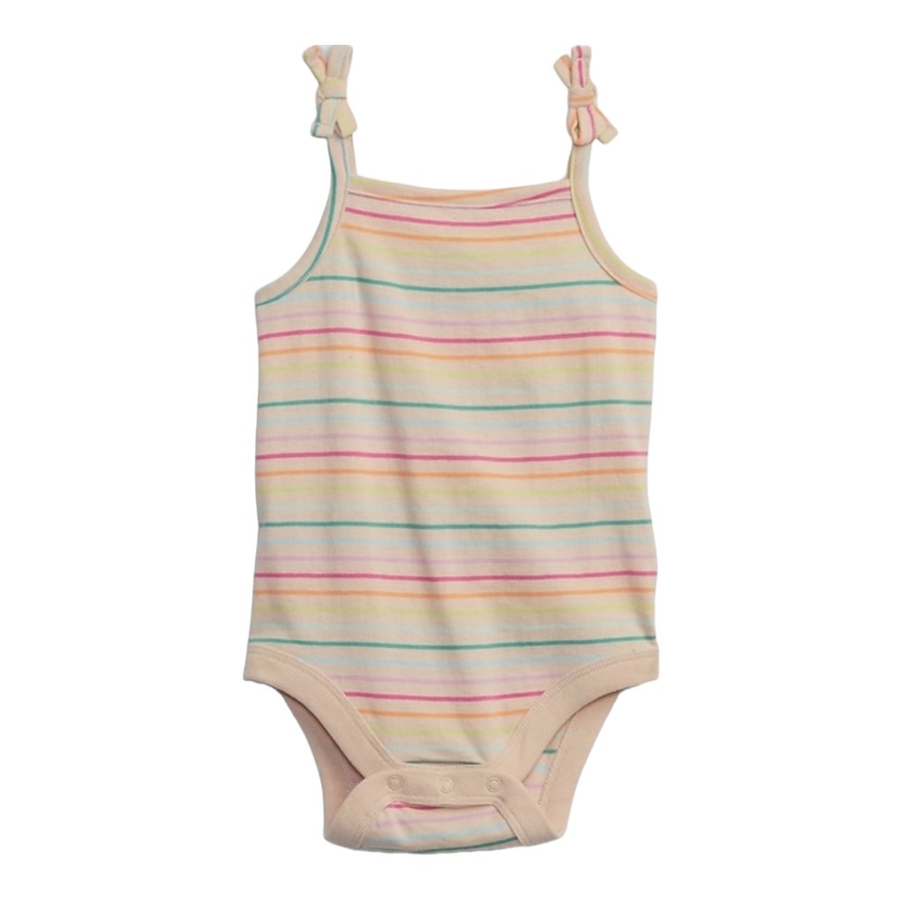 Gap baby girl striped sleeveless onesie